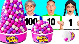 100 Слоев Еды Челлендж # Сумасшедшие Лайфхаки и Рецепты
