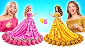 Укрась Торт с Куклой Челлендж # Смешные Челленджи с Едой от Multi DO Girls