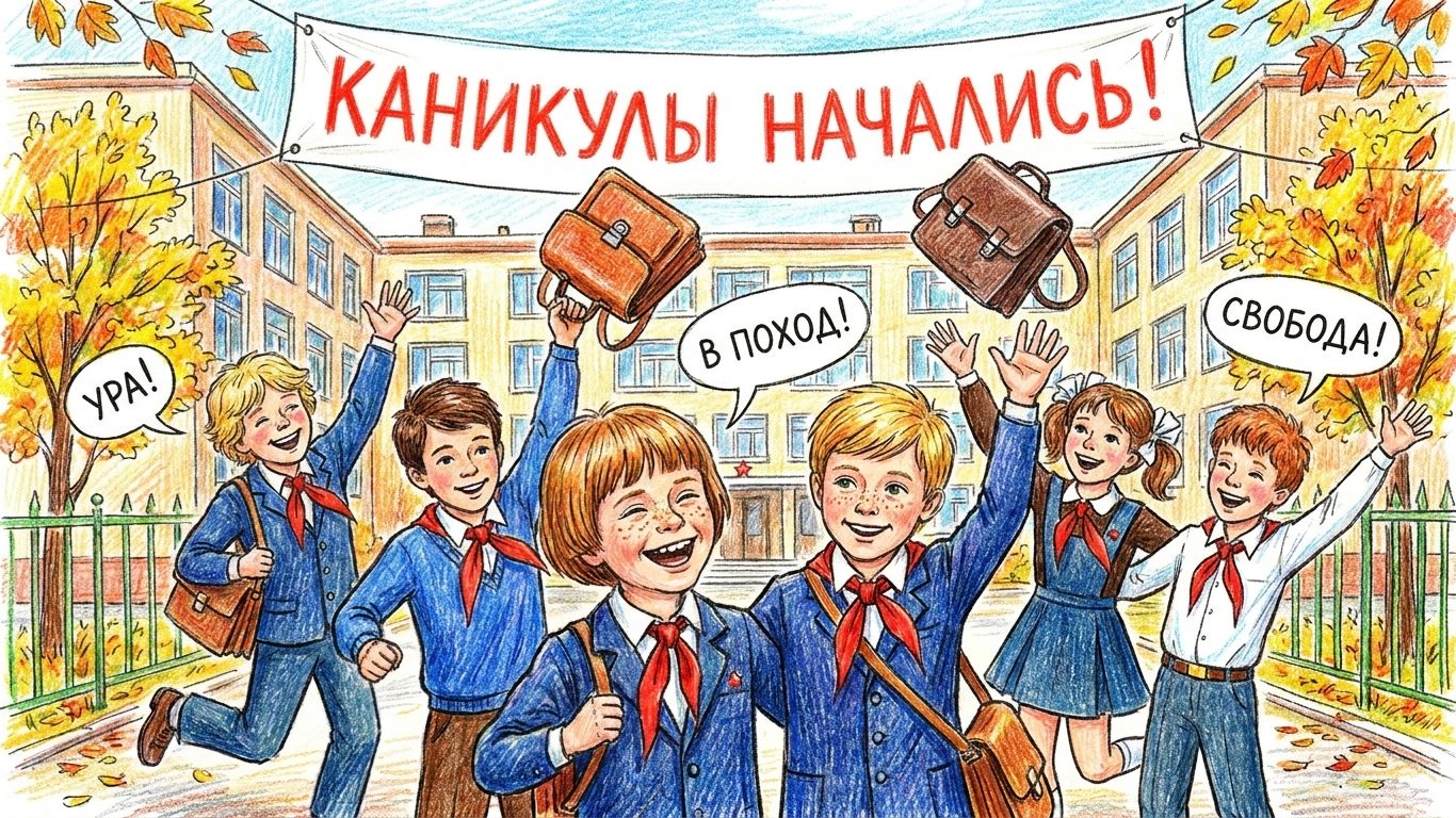 Каникулы начались! Эх ты, дядя!..