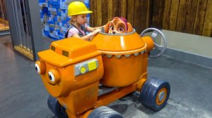 Супер Детская Площадка с героями мультика Боб Строитель   Indoor Kids playground Bob the Builder