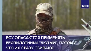 Командир Кот: ВСУ боятся применять БПЛА «Лютый», потому что их сбивают