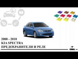 Предохранители Киа Спектра и реле с описанием назначения,  схемами блоков и их расположением