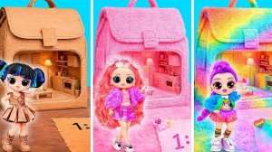 Картон, Пух и Радуга! Huntrix в школе! DIY с LaLiLu