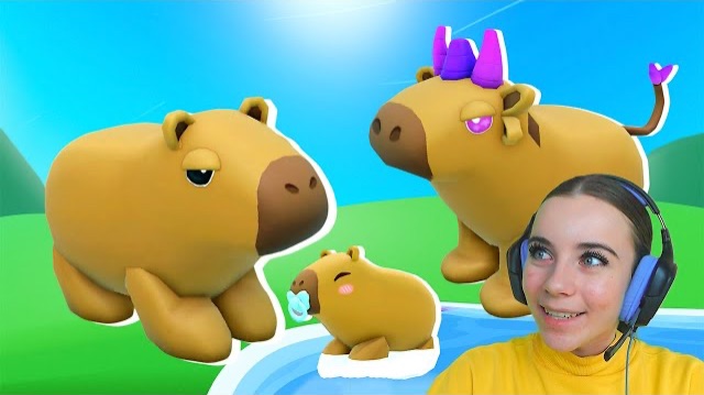 МЫ СЕМЬЯ КАПИБАРОВ в ROBLOX! смотреть онлайн