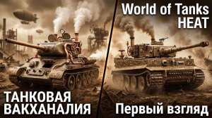 World of Tanks HEAT - ТАНКОВАЯ ВАКХАНАЛИЯ🕹Первый взгляд, обзор геймплей