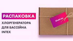 Распаковка — Хлоргенератор для бассейна Intex Krystal Clear 26680