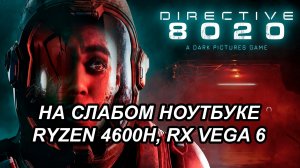 Directive 8020 на слабом ноутбуке (RX Vega 6)