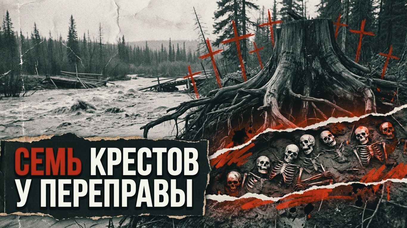 СЕМЬ КРЕСТОВ У ПЕРЕПРАВЫ | Детектив | Аудио рассказ смотреть онлайн