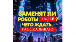 Заменят ли роботы людей ? чего ждать, рассказываю