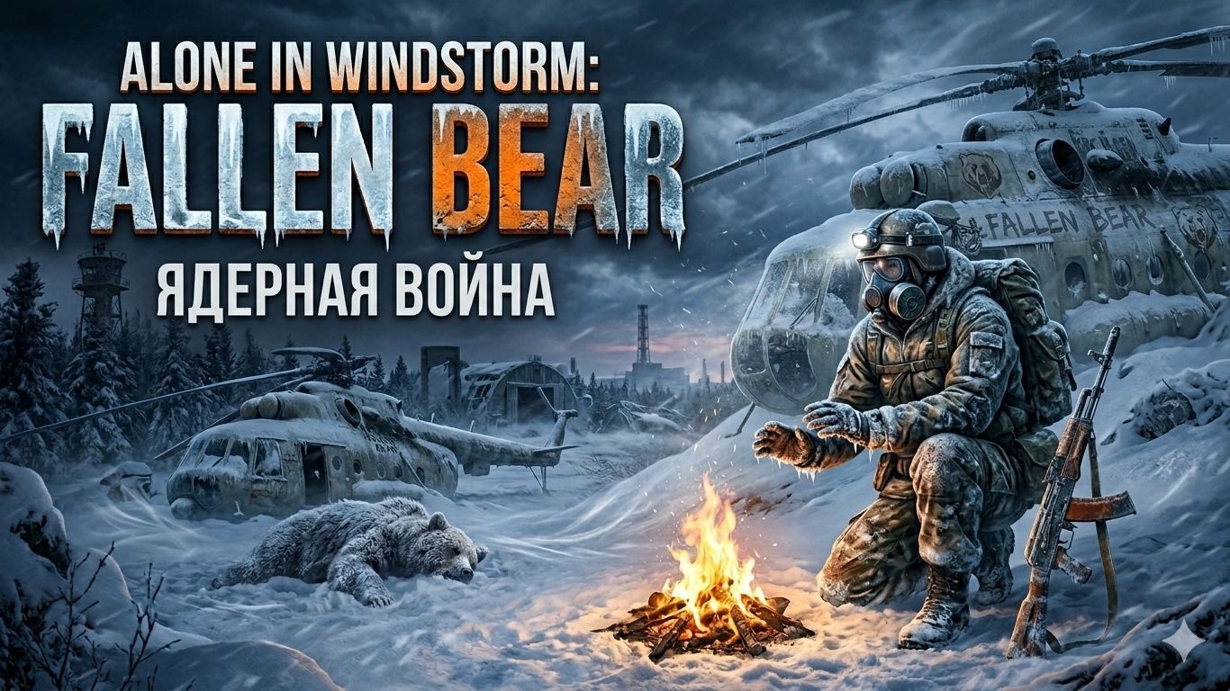 S.T.A.L.K.E.R. Alone In Windstorm. Fallen Bear. Первое знакомство