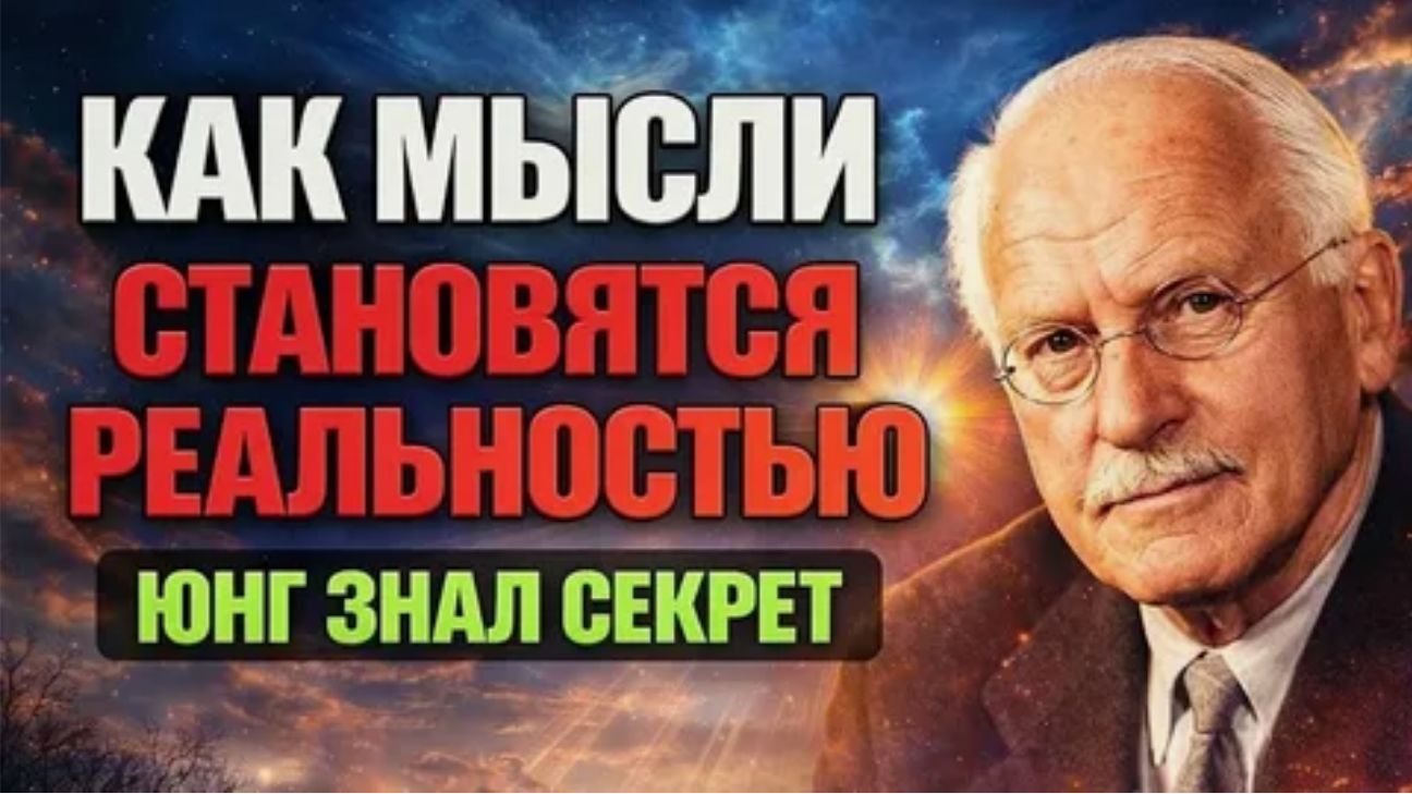 Как мысли материализуются. Синхроничность Карла Юнга.