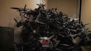 Горы БПЛА и обломки снарядов – «орланец» показал склад вражеской продукции