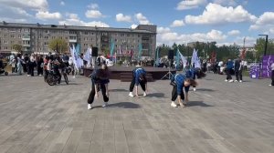 Районный фестиваль «Профифест»: танцевальный коллектив «Традиция» на сцене!