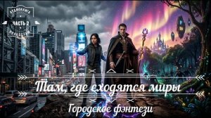 🎧АУДИОКНИГА ПОЛНОСТЬЮ 🌃 Там, где сходятся миры 🌀Городское фэнтези 🪄 ЧАСТЬ  2️⃣