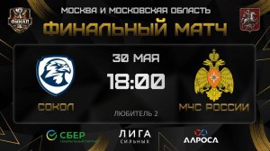 ОБЗОР / СОКОЛ - МЧС РОССИИ / 30.05.26 / ОХЛ МОСКВА ФИНАЛ / ДИВИЗИОН ЛЮБИТЕЛЬ 2
