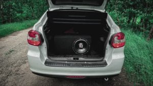 Установка и прослушка в коробе на трубе Сабвуферного динамика AIRTONE NITRO 500 12D2