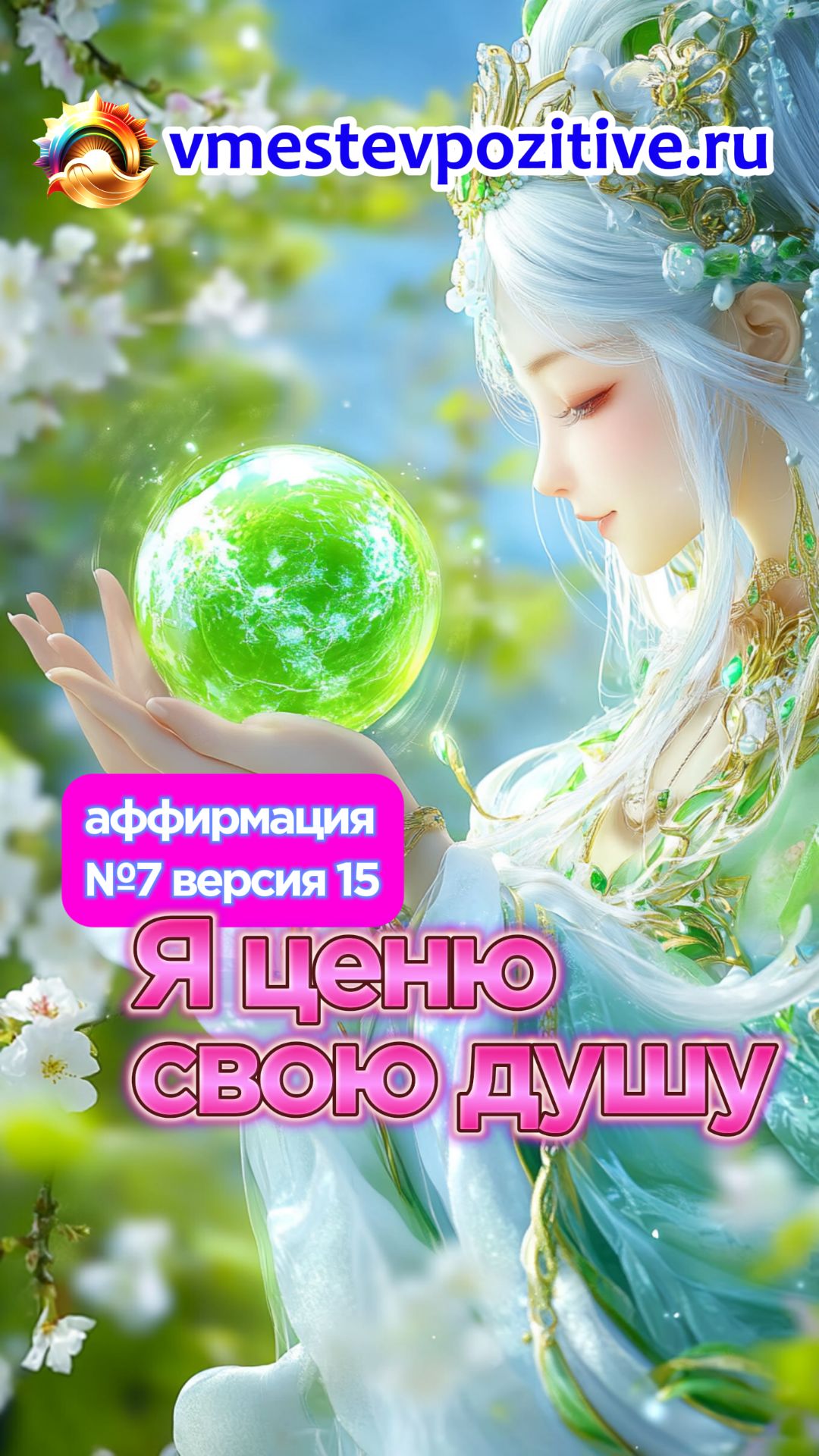 Affirmation. Female. №7. Я ценю свою душу! (v15)