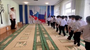 Смотр строя и казачьей песни ДОО 29 Краснодарский край Абинский район