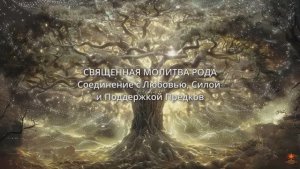 Священная Молитва Рода. Любовь, Сила, Защита и Исцеление Душ Предков.