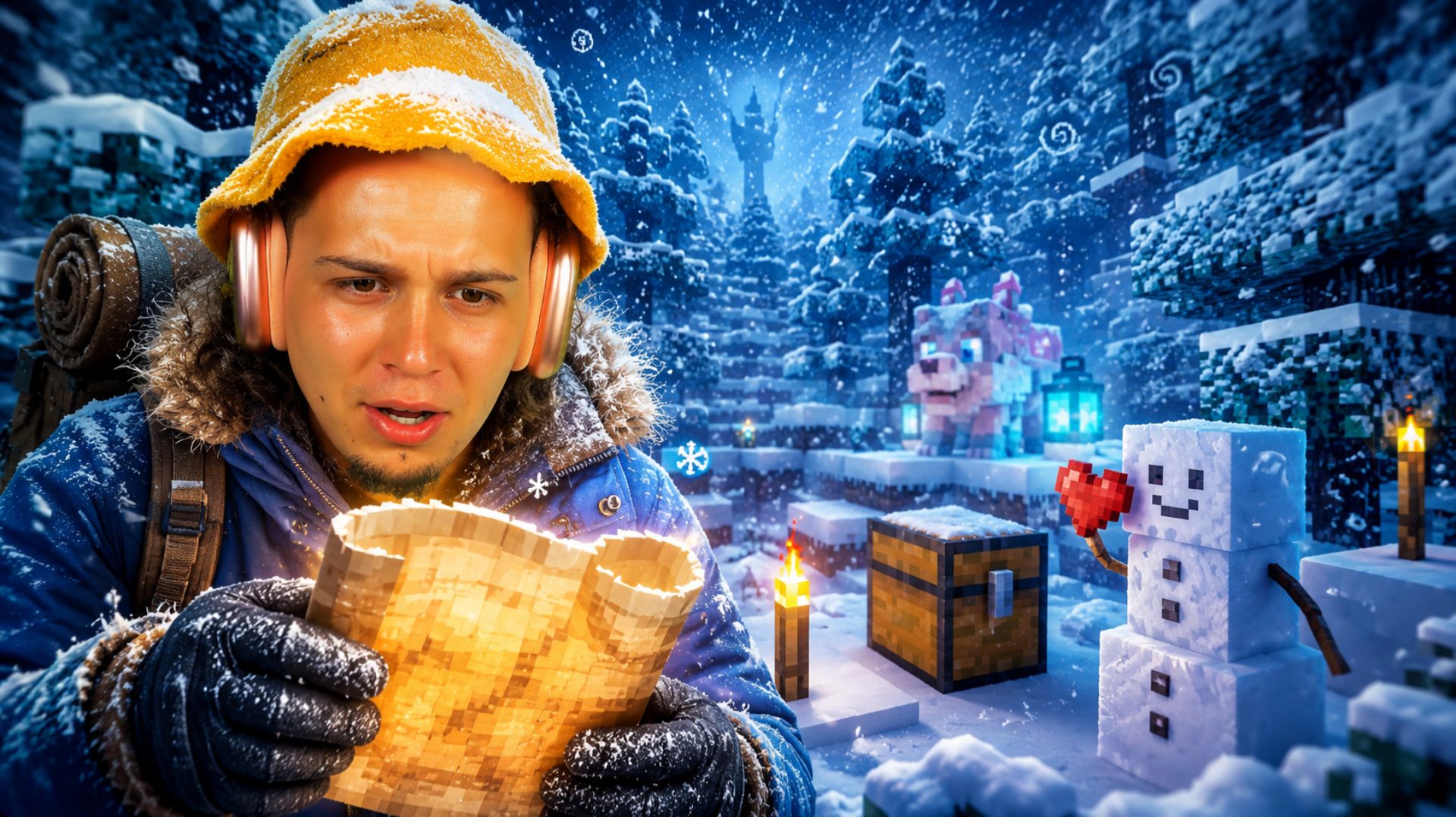 Minecraft с новыми анимациями: проходим игру по заданиям.
