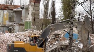 Продолжаем наблюдать за зоной сноса домов в Семилуках 15.11.2020