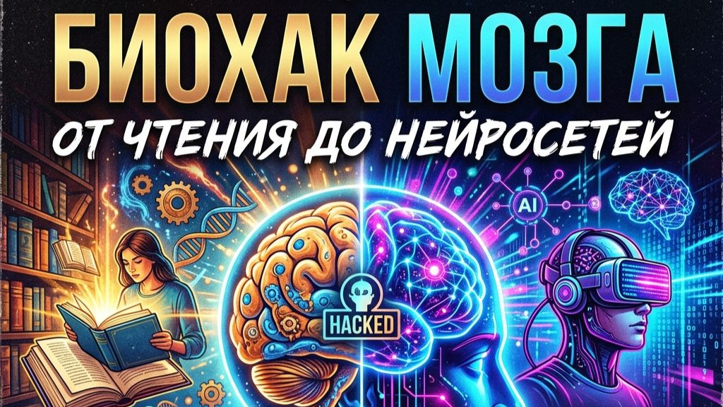 Подкаст. Биологический хак мозга от книг до нейросетей. Как мозг научился читать.