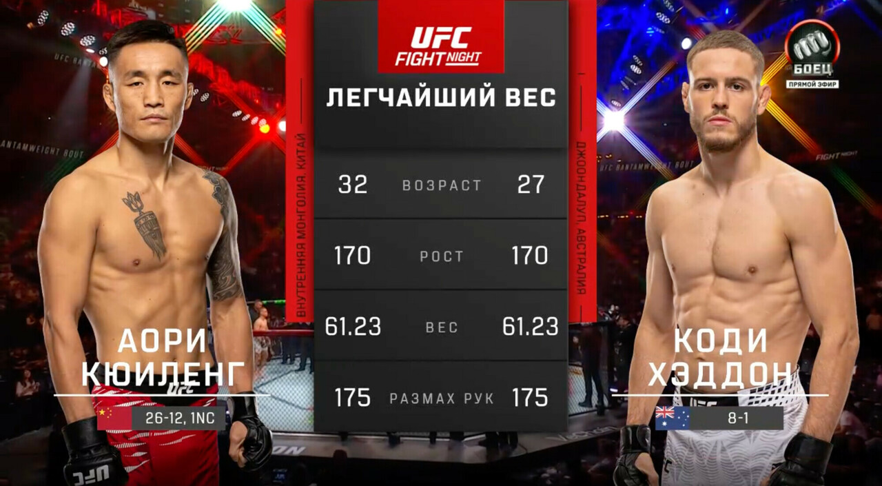 Аори Кюиленг против Коди Хэддона (видео). UFC Fight Night