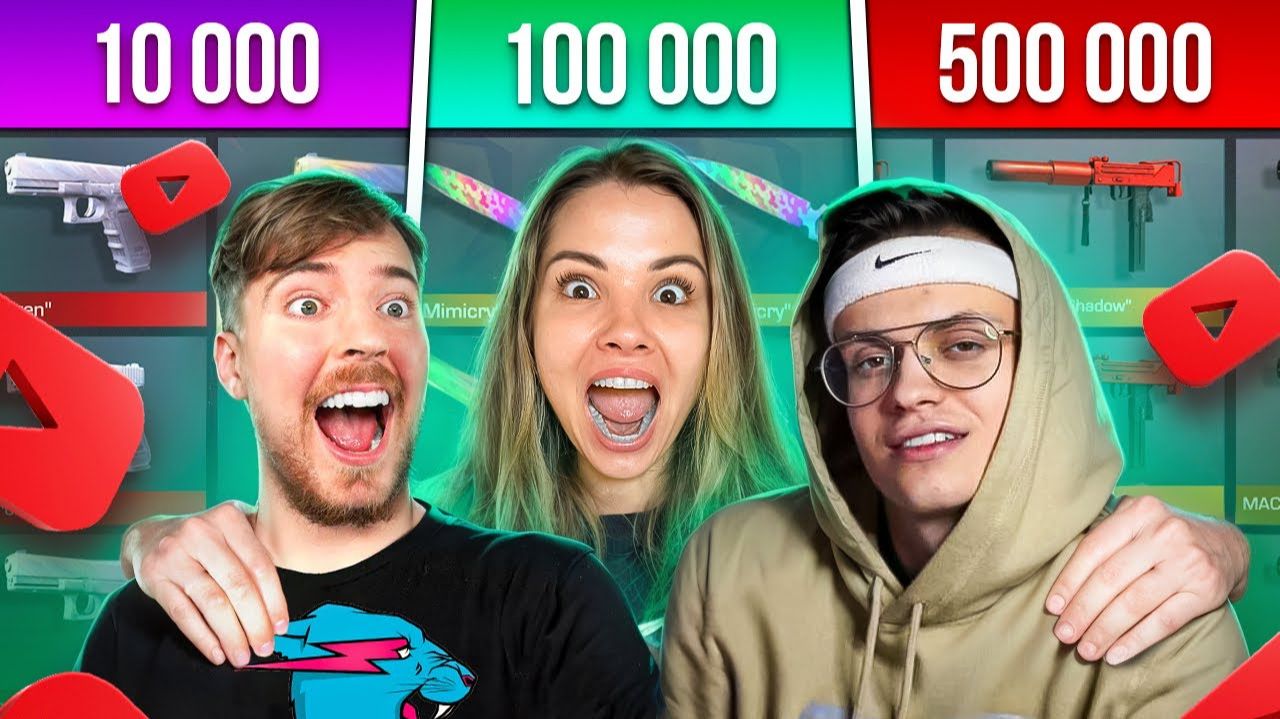 КУПИЛА АККАУНТЫ ЮТУБЕРОВ ЗА 10000Р / 100000Р / 500000Р В STANDOFF 2 смотреть онлайн