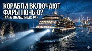 Почему капитаны супертанкеров никогда не включают фары в открытом океане