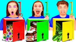 Выбери Правильный Ключ Челлендж _ Забавные Лайфхаки с Едой от 4Teen Challenge