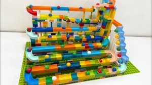 Мраморный забег шариков Лего Дупло (LEGO Duplo) | Длинная трасса и лифты!