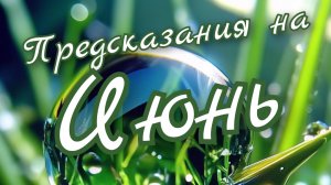☘️Предсказания на Июнь☘️