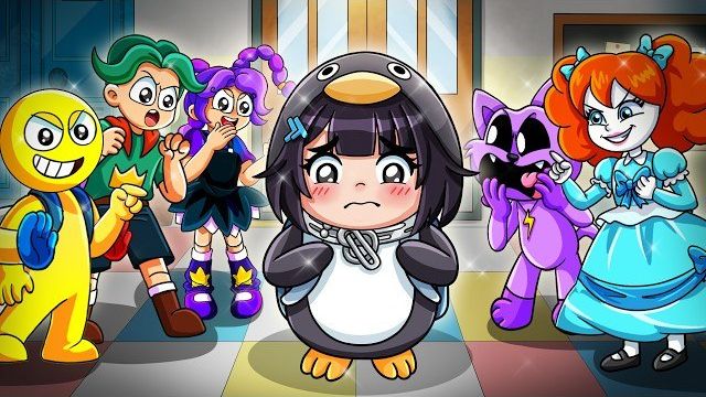 ГУГУ ГАГА ПИНГВИН В ШКОЛЕ! АНИМАЦИЯ ГУГУ ГАГА ПИНГВИН МУЛЬТИК POPPY PLAYTIME РУССКИЙ