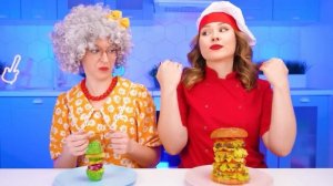 Кулинарный Челлендж# Я против Бабушки # Смешные Ситуации с Едой ч. 1