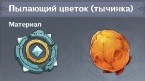ПЫЛАЮЩИЙ ЦВЕТОК | ПАРАМЕТРИЧЕСКИЙ ПРЕОБРАЗОВАТЕЛЬ | Genshin Impact
