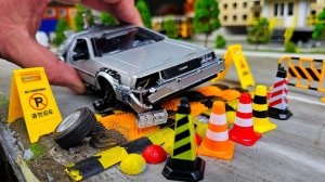 DeLorean vs НЕРЕАЛЬНЫЕ лежачие полицейские! Про машинки