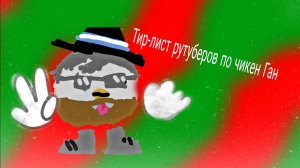 Тир-лист рутуберов по чикен Ган. (1 часть)