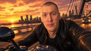Покатушки по городу купил себе велосипед.
