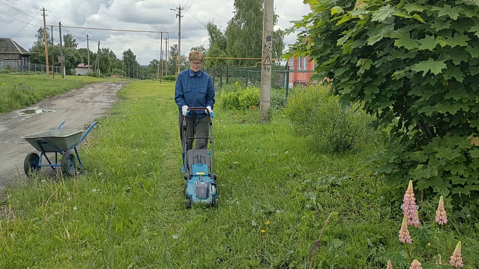 Покос травы и другие деревенские радости в конце весны. Жизнь в деревне. Май 2026