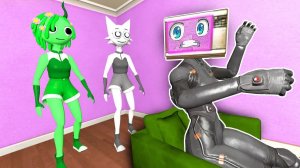 ТЕЛЕВИЗИОННАЯ ЖЕНЩИНА ПРОТИВ СПРУНКИ ДОМА В GARRY’S MOD