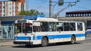 Троллейбус ЗиУ-682 КВР БТРМ-4106. Покатушки по Барнаулу.