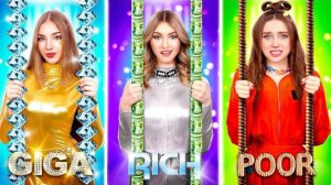БОГАТАЯ VS БЕДНАЯ VS ГИГА БОГАТАЯ В ТЮРЬМЕ: кто подкупил надзирателя?! 👑🍟