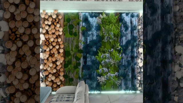 Элитный зал отдыха в бане: Авторский 3D-пролет интерьера