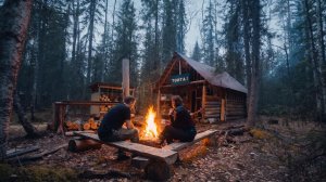 3 ДНЯ В ТАЙГЕ С ДЕВУШКОЙ: баня, шашлык и купание в ледяной реке