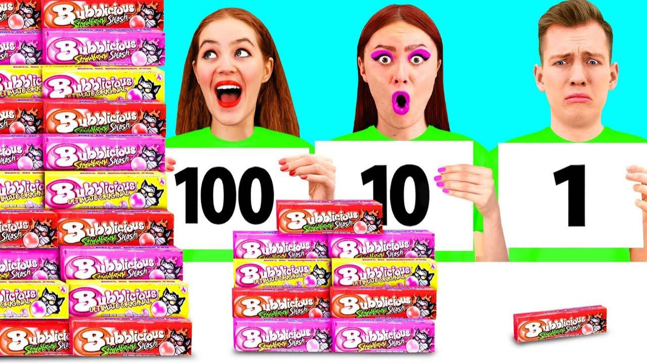 100 Слоев Еды Челлендж # Сумасшедший Челлендж от 4Teen Challenge смотреть онлайн