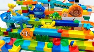 Гонка шариков LEGO Duplo: Арена морских обитателей! Яркие Мультики для детей смотреть!