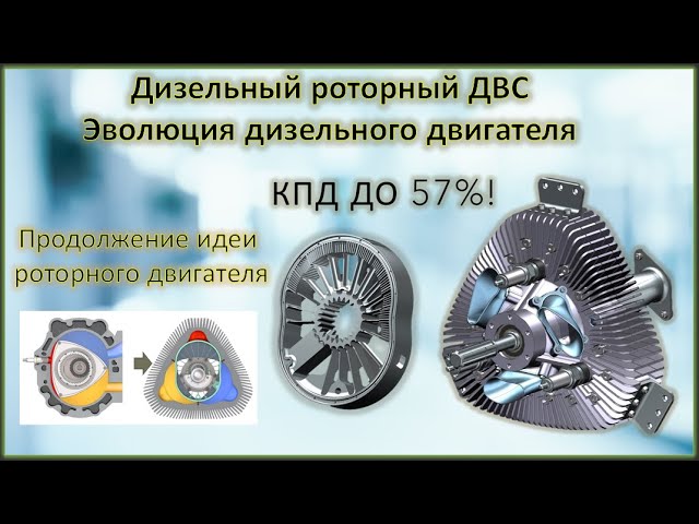 Дизельный роторный ДВС - Идеальный двигатель будущего! смотреть онлайн