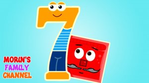 Изучаем цифру 7 || СЕМЬ || Развивающие мультики для детей 0-5 лет.