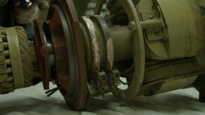 Очистка контактных колец ротора  генератора
