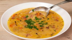 Немецкий суп с колбасой и огурчиками! Потрясающий обед, который согреет каждого.